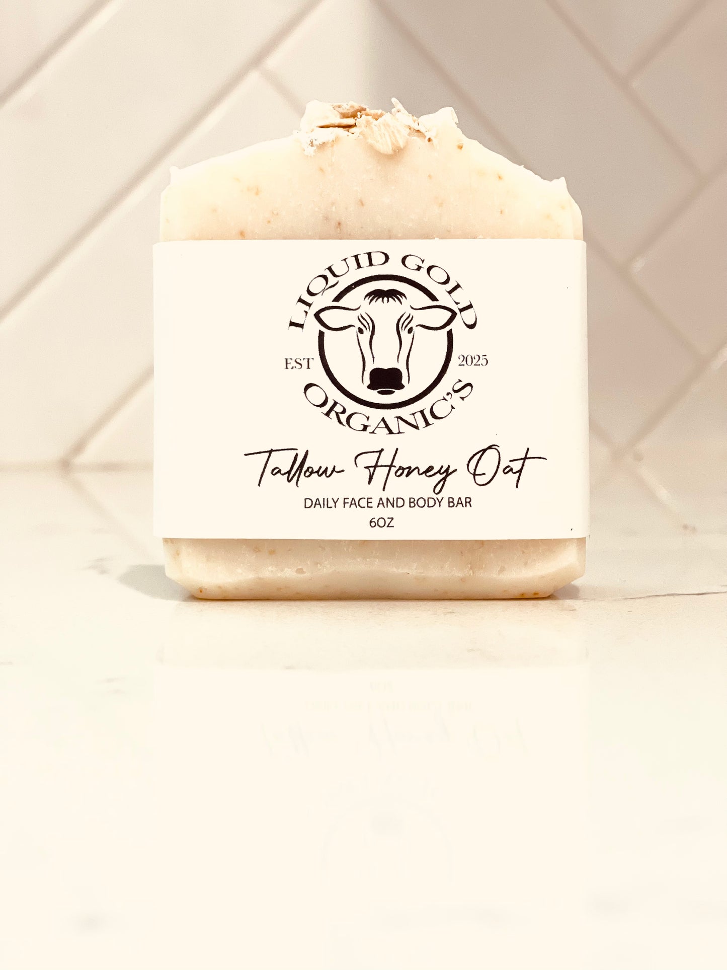 Tallow Honey Oat Soap Bar