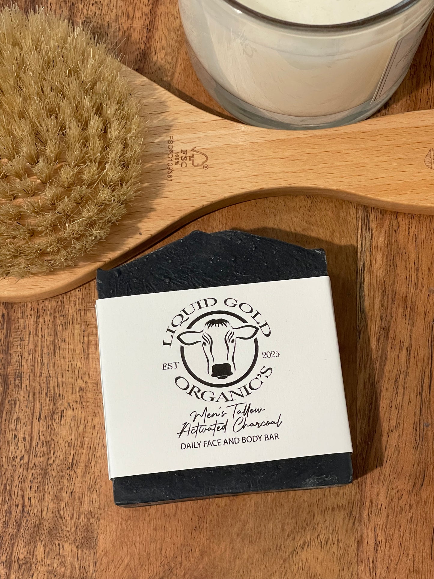 Men's Tallow Activated Charcoal